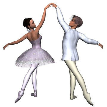 芭蕾舞Pas de Deux