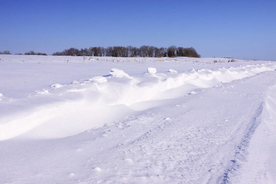 法國(guó)冬日的雪景