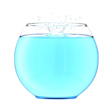 魚缸里的水濺