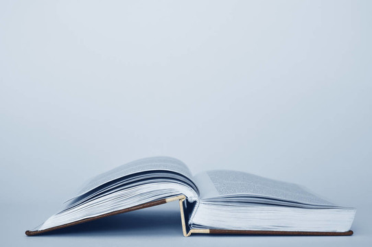 打開的書