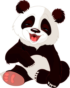 熊猫宝宝笑