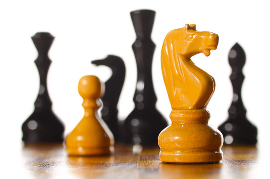 木制的棋子