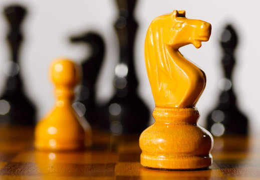 木制的棋子