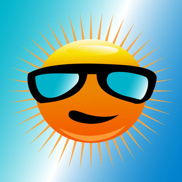 太陽與海灘太陽眼鏡