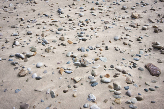 海灘上的鵝卵石