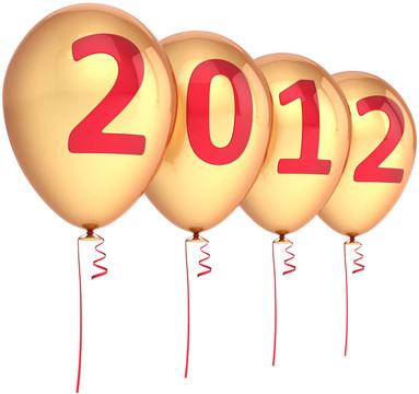 2012新年派对气球金