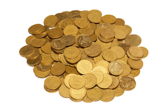 成堆的金幣