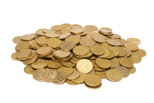 成堆的金幣