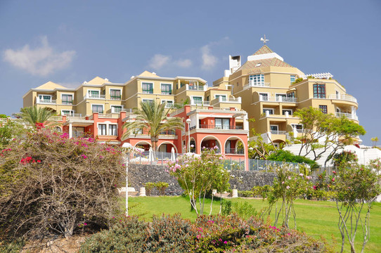 Costa Adeje。特內里費島；金絲雀