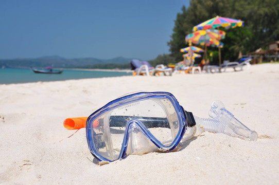 浮潛在Bangtao海灘普吉島