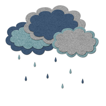 覺得下雨云插圖