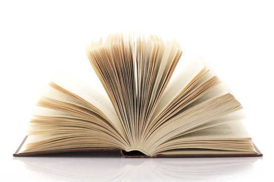 打開的書