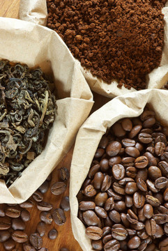 各式咖啡和茶