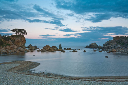海上神秘的夜晚