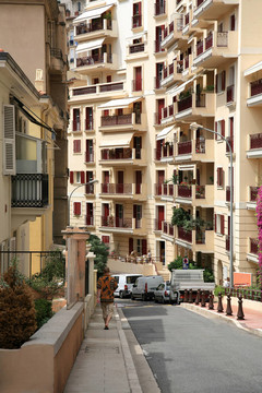 摩納哥的一個(gè)街道；Monte Carlo