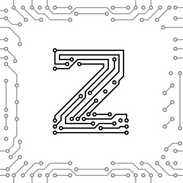 印刷電路板的字母表