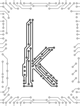 印刷電路板的字母表