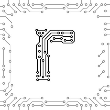 印刷電路板的字母表