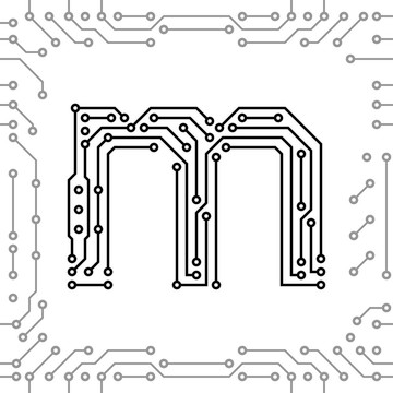 印刷電路板的字母表