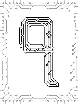 印刷電路板的字母表