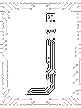 印刷電路板的字母表