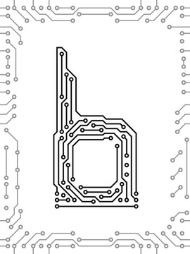 印刷電路板的字母表