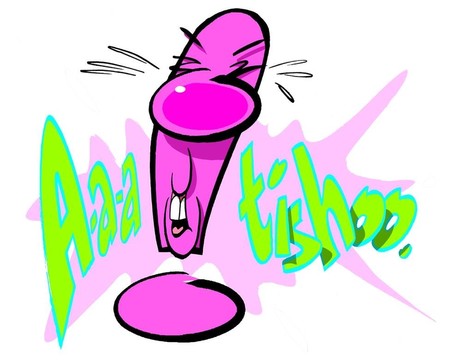 卡通sneeze.wbg。