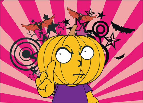 卡通hallooween7南瓜的孩子
