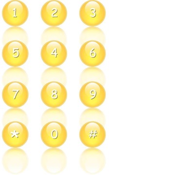 數(shù)字按鈕