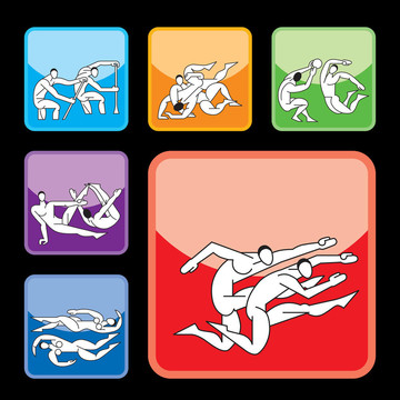 6運動按鈕集