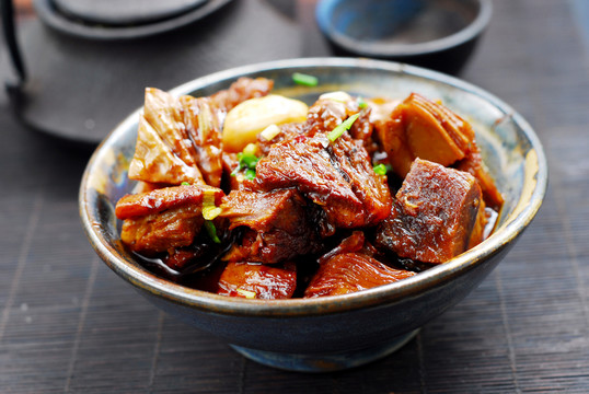 腐竹燒肉