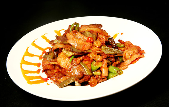 茄干炒肉