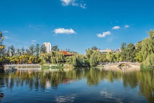 昆明翠湖全景