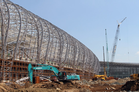 沈陽機場T3航站樓 建設(shè)工地