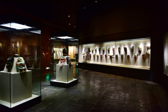木雕面具展廳