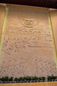 湖北恩施市博物館擺手舞雕塑