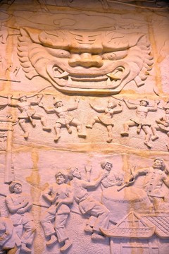 湖北恩施市博物館擺手舞雕塑