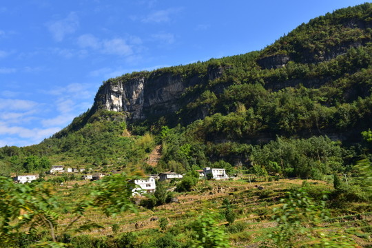 湖北恩施市麂子渡村落風(fēng)光風(fēng)景