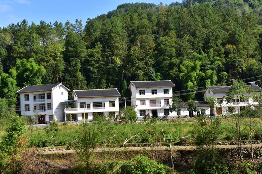 湖北恩施市麂子渡村落風(fēng)光風(fēng)景