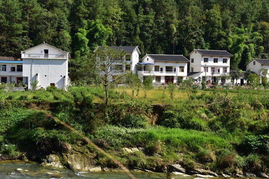 湖北恩施市麂子渡村落風(fēng)光風(fēng)景