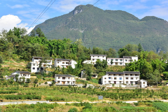 湖北恩施市麂子渡村落風(fēng)光風(fēng)景