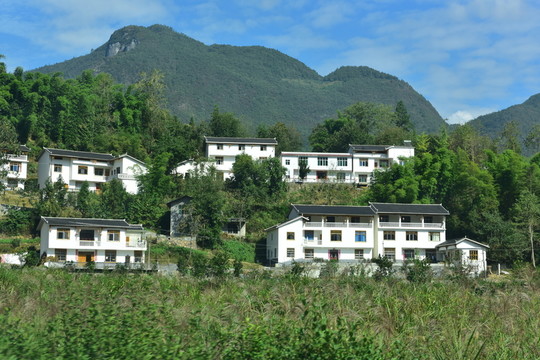 湖北恩施市麂子渡村落風(fēng)光風(fēng)景