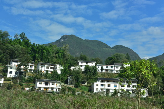 湖北恩施市麂子渡村落風(fēng)光風(fēng)景
