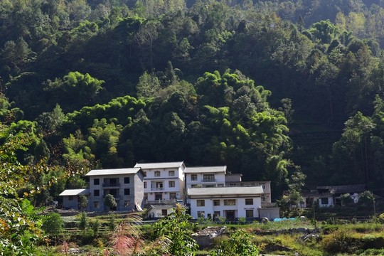 湖北恩施市麂子渡村落風(fēng)光風(fēng)景