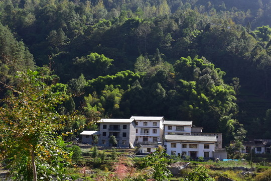 湖北恩施市麂子渡村落風(fēng)光風(fēng)景
