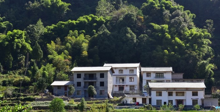 湖北恩施市麂子渡村落風(fēng)光風(fēng)景