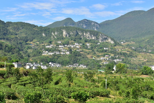 湖北恩施市麂子渡村落風(fēng)光風(fēng)景