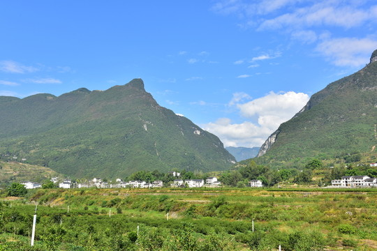 湖北恩施市麂子渡村落風(fēng)光風(fēng)景