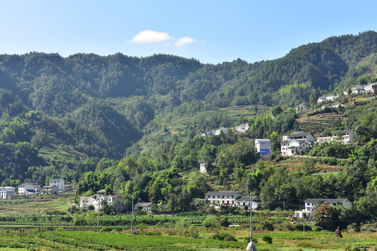 湖北恩施市麂子渡村落風(fēng)光風(fēng)景