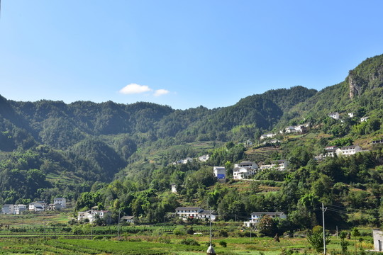 湖北恩施市麂子渡村落風(fēng)光風(fēng)景